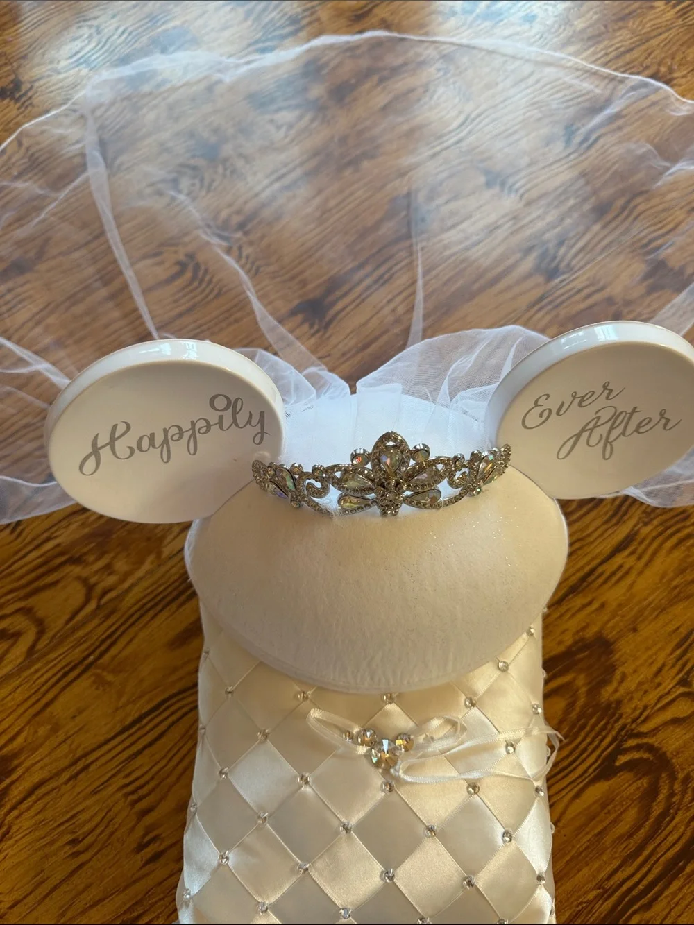 Happily ever after ears & ring pillow